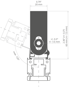 Preview: Vielseitige Befestigungsbügel erleichtern die Montage von Netzteilen